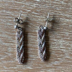 Vintage Chevron Earrings